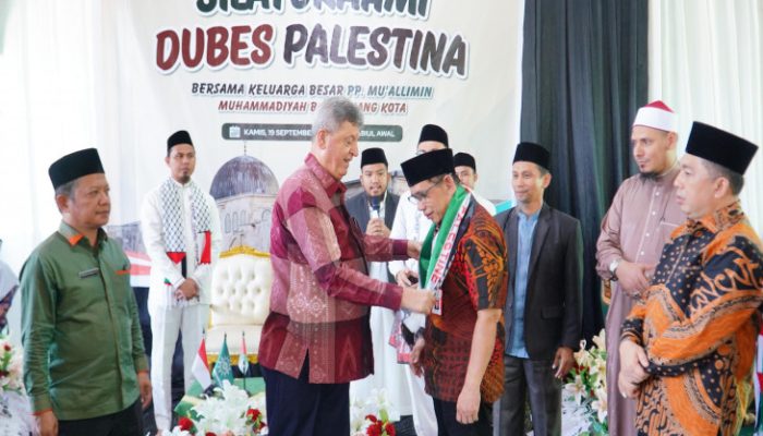 Duta Besar Palestina Zuhair Al-Shun Kunjungi Ponpes Mu’allimin Bangkinang