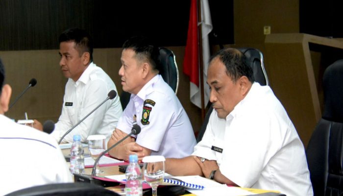 Pemkab Kampar Lakukan Rapat Persiapan Penyusunan Laporan Kinerja Pj Bupati Kampar