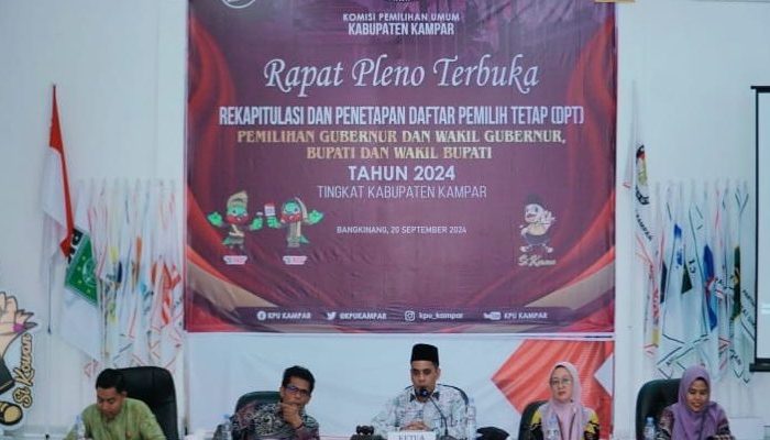 Menjelang Pilkada KPU Rekap Data Pemilih Tetap, Jumlah Pemilih di Kampar sebanyak 601,561 Pemilih