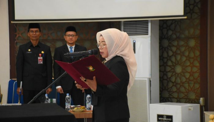 Pj Sekda Kampar Lantik 9 PNS dalam Jabatan Fungsional di Lingkungan Pemerintah Kabupaten Kampar
